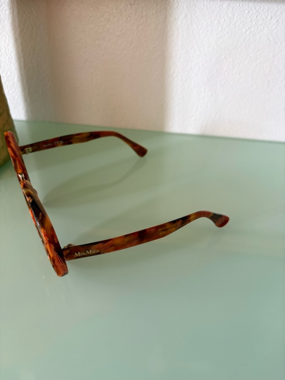 MaxMara Tortoiseshell Oversized Women’s Sunglasses - Picture 7 of 12